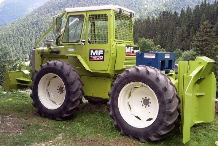tracteur forestier massey ferguson 1200