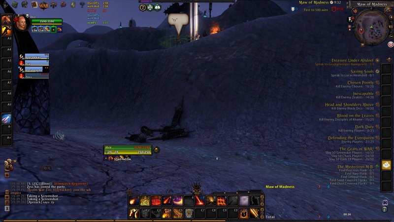 Warhammer Online Age of Reckoning Maw of Madness Lvl 24 SH and DOK 