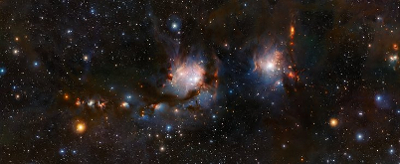 Jeunes étoiles de la nébuleuse Messier 78